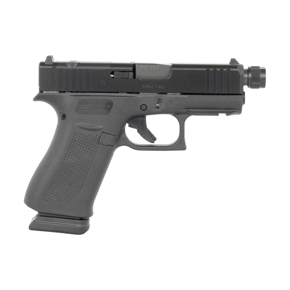 glock ux4350201frmostb g43x 9mm luger 10+1 3.41" black threaded barrel, black steel optic ready/serrated slide, black polymer frame w/accessory rail, ambidextrous Glock UX4350201FRMOSTB G43X 9mm Luger 10+1 3.41" Black Threaded Sports South item 195502