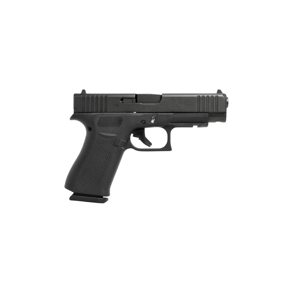 glock pa4850203fr g48 slim compact 9mm luger 15+1 4.17" black gmb barrel, black ndlc optic ready/serrated steel slide, black polymer frame w/beavertail & front rail, black textured polymer grip, righ Glock PA4850203FR G48 Slim Compact 9mm Luger 15+1 4.17" Black GMB Sports South item 195515