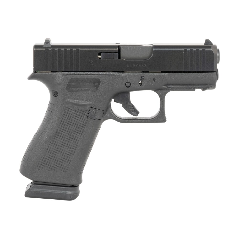 glock ux4350203fr g43x 9mm luger 15+1 3.41" black gmb barrel, black steel serrated w/optic slide, black polymer frame w/accessory rail, ambidextrous, usa made Glock UX4350203FR G43X 9mm Luger 15+1 3.41" Black GMB Sports South item 195517