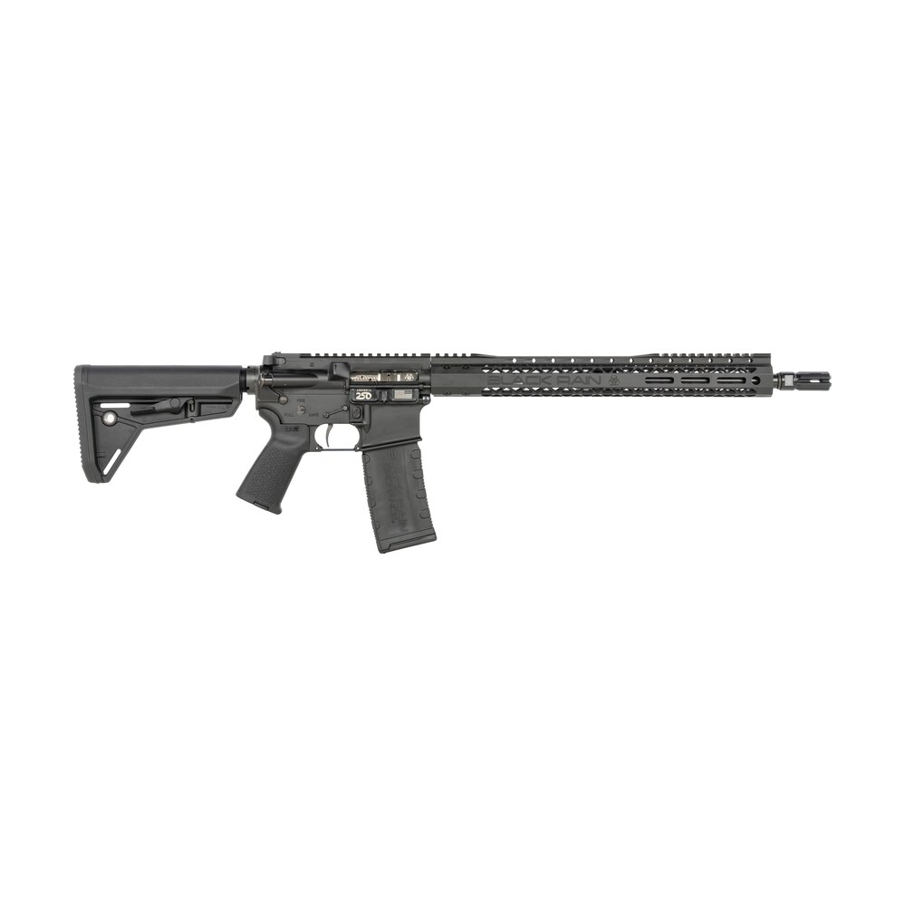 black rain ordnance sspablk ssp 5.56 nato 30+1 16" black nitride threaded barrel, black armor cerakote aluminum receiver w/picatinny rail, magpul moe sl black polymer stock, black magpul grip Black Rain Ordnance SSPABLK SSP 5.56 NATO 30+1 16" Black Nitride Threaded Sports South item 195541