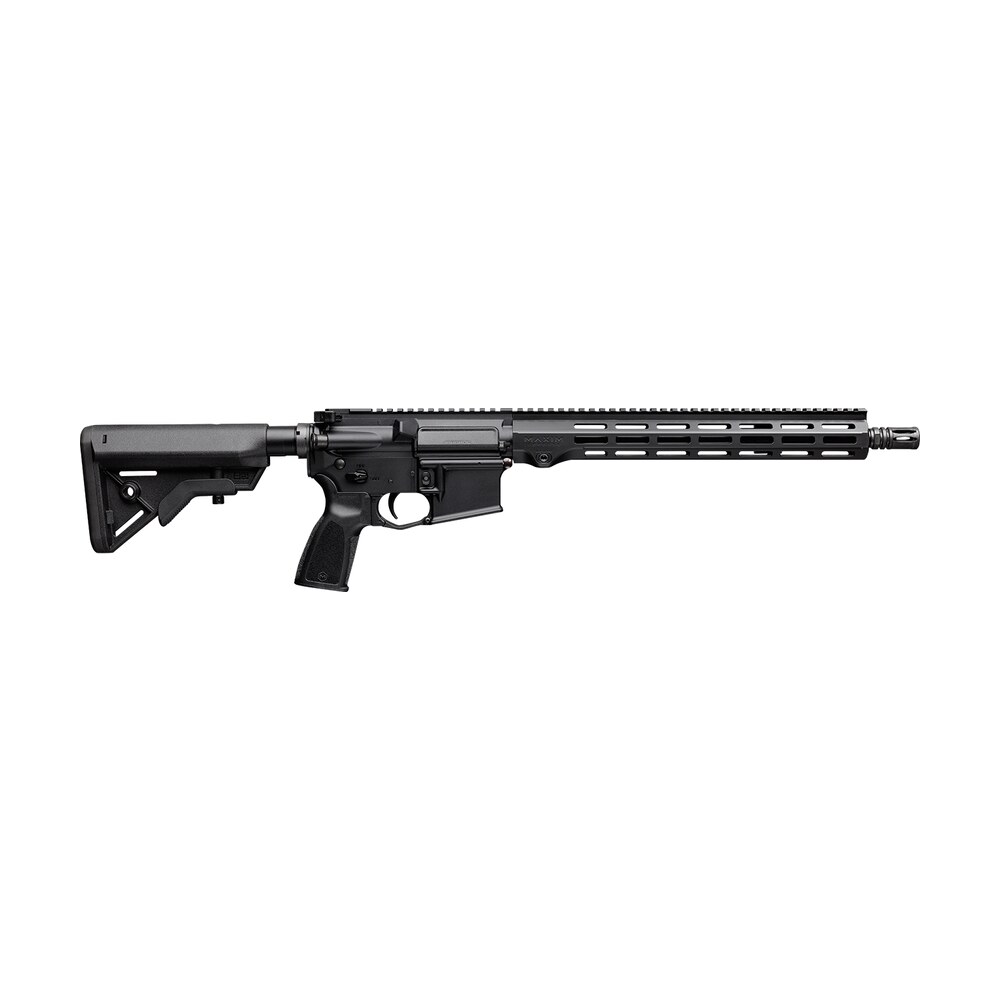 maxim defense md15 duty 5.56 nato 16" black nitride threaded barrel, black anodized aluminum receiver w/picatinny rail, m lok handguard, b5 bravo black polymer stock, black polymer grip Maxim Defense MD15 Duty 5.56 NATO 16" Black Nitride Threaded Sports South item 195567