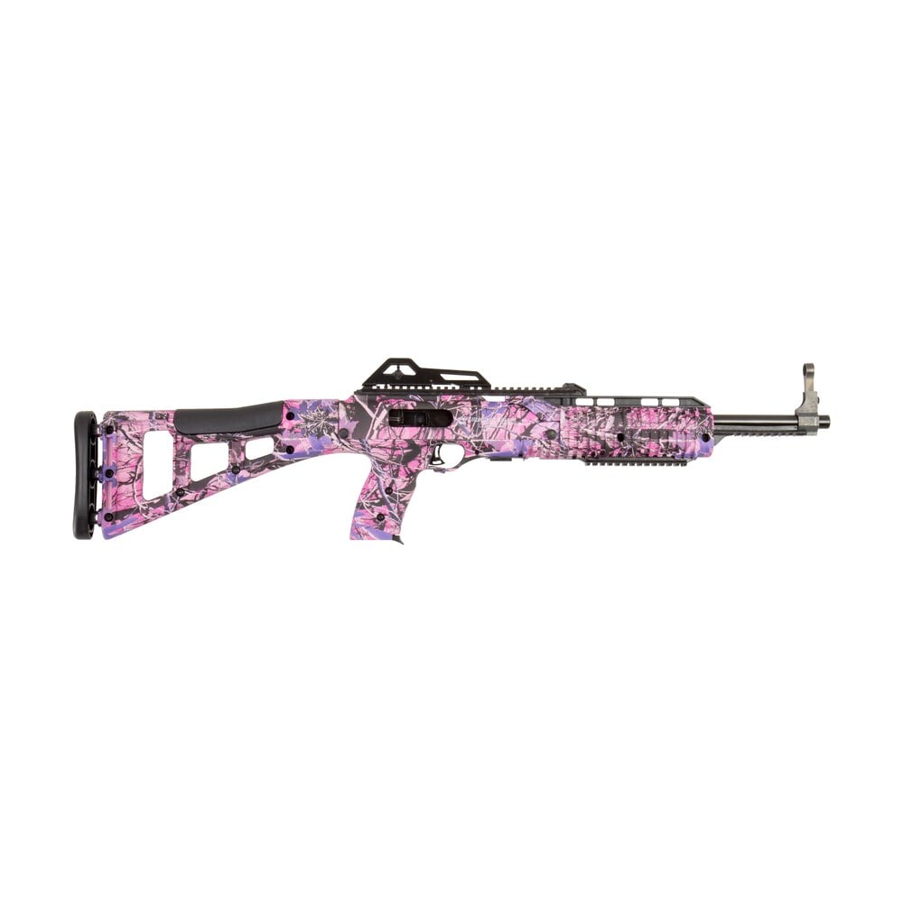hi point 3895tspi 3895ts carbine 380 acp 10+1 16.50″ threaded barrel, country girl metal finish, country girl camo fixed all weather skeletonized stock & polymer grip Hi-Point 3895TSPI 3895TS Carbine 380 ACP 10+1 16.50" Threaded Sports South item 1957