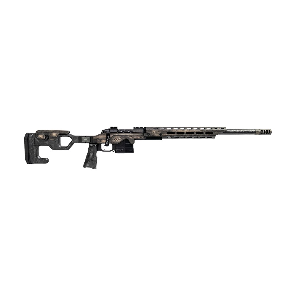 fierce firearms repmt65prc20db reaper mtn 2.0 6.5 prc 3+1 20" carbon fiber match grade threaded barrel, distressed bronze cerakote titanium drilled & tapped receiver, m lok handguard, magnesium foldin Fierce Firearms REPMT65PRC20DB Reaper MTN 2.0 6.5 PRC 3+1 20" Carbon Fiber Match Grade Threaded Sports South item 196032