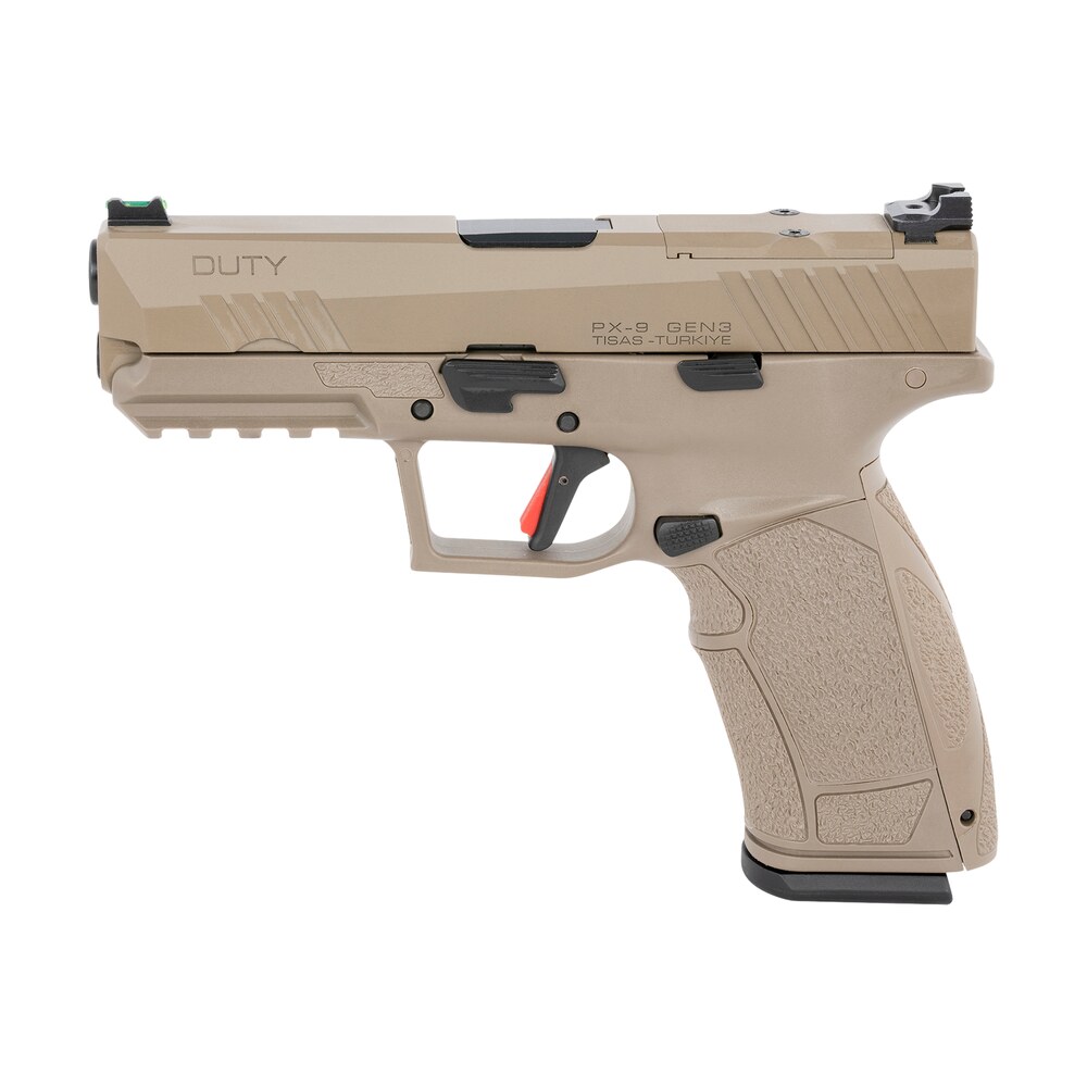 tisas arms 15000105 px 9 gen3 duty 9mm luger 20+1 4.12" flat dark earth carbon steel optic ready/serrated slide, flat dark earth polymer frame w/picatinny rail, rubber grip, rmr footprint Tisas Arms 15000105 PX-9 Gen3 Duty 9mm Luger 20+1 4.12" Flat Dark Earth Carbon Steel Optic Sports South item 196086