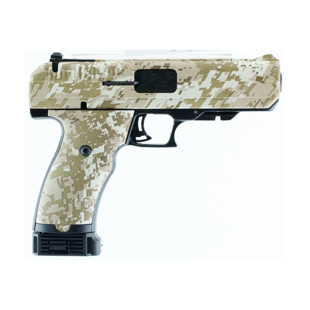 hi point 34010dd jcp 40 s&w 10+1, 4.50″ black steel barrel, hydro dipped digital desert camo serrated steel slide, hydro dipped digital desert camo polymer frame w/picatinny rail & grip Hi-Point 34010DD JCP 40 S&W 10+1, 4.50" Black Steel Sports South item 1963