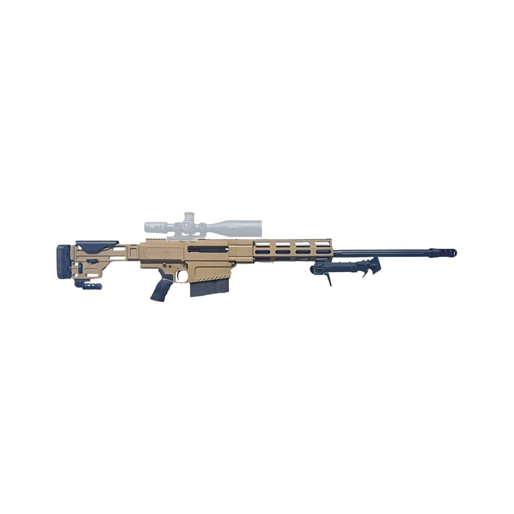 hm defense hm50max50bmgfde hm50 max 50 bmg 10+1 29.25" black match grade threaded barrel, fde cerakote aluminum receiver w/picatinny rail, m lok handguard, picatinny rail/arca rail forend, adj cheekpi HM Defense HM50MAX50BMGFDE HM50 Max 50 BMG 10+1 29.25" Black Match Grade Threaded Sports South item 196465