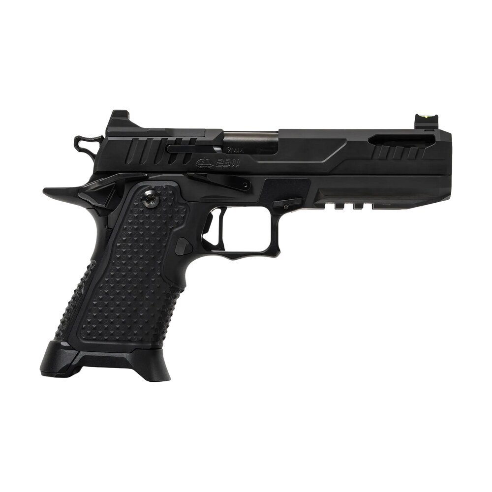 oa defense 2311 pro elite full size 9mm luger 21+1 5" black dlc steel optic ready/serrated slide, black aluminum frame w/picatinny rail, black aluminum grip, ambidextrous Oa Defense 2311 Pro Elite Full Size 9mm Luger 21+1 5" Black DLC Steel Optic Ready/Serrated Sports South item 196937