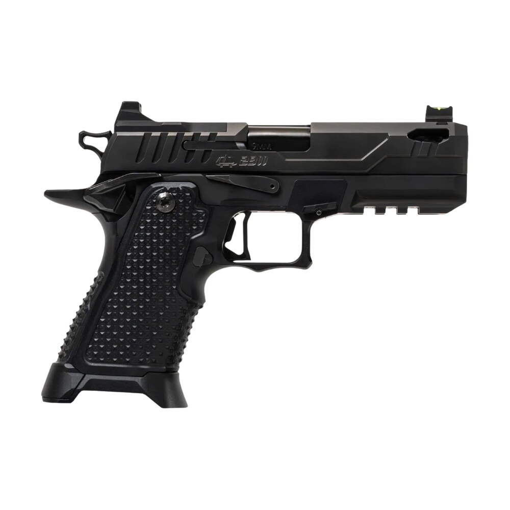 oa defense 2311 pro elite compact frame 9mm luger 21+1 4.25" dlc black steel optic ready/serrated slide, black aluminum frame w/picatinny rail, black aluminum grip, ambidextrous Oa Defense 2311 Pro Elite Compact Frame 9mm Luger 21+1 4.25" DLC Black Steel Optic Sports South item 196945