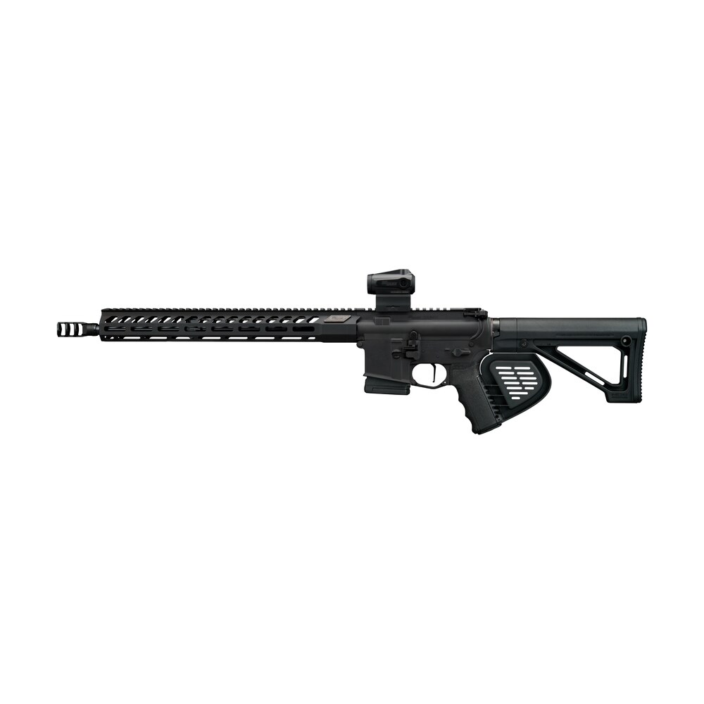 sig sauer rm400556n16bforgeca m400 forge *ca compliant 5.56 nato 10+1 16" black anodized alloy receiver w/picatinny rail, m lok handguard, magpul moe black polymer stock, shark fin grip, sig romeo msr Sig Sauer RM400556N16BFORGECA M400 Forge *CA Compliant 5.56 NATO 10+1 16" Black Anodized Alloy Sports South item 196991