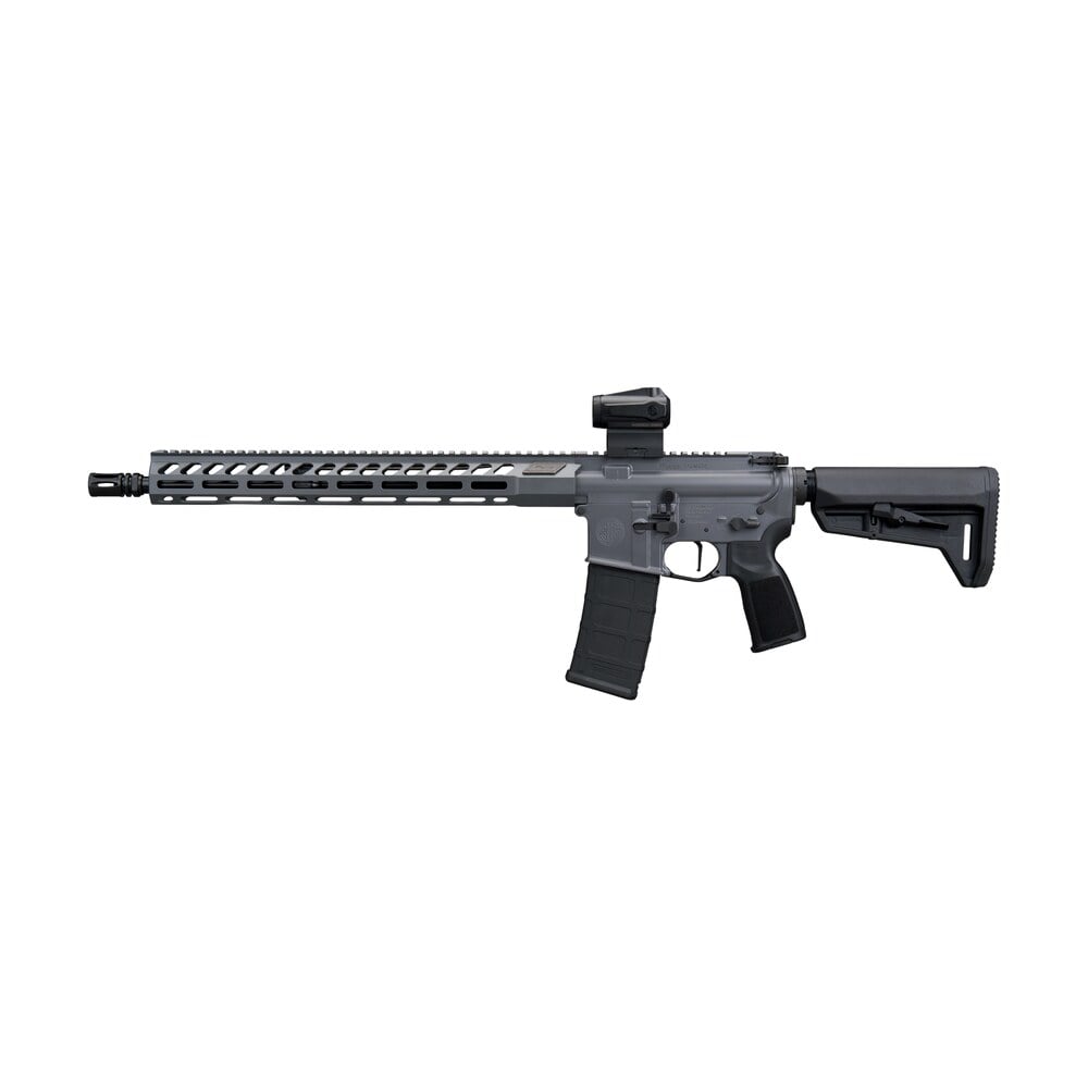 sig sauer rm400556n16bforgecon m400 forge 5.56 nato 30+1 16" concrete gray cerakote alloy receiver w/picatinny rail, m lok handguard, magpul sl k black polymer stock, black polymer grip, sig romeo msr Sig Sauer RM400556N16BFORGECON M400 Forge 5.56 NATO 30+1 16" Concrete Gray Cerakote Alloy Sports South item 196993