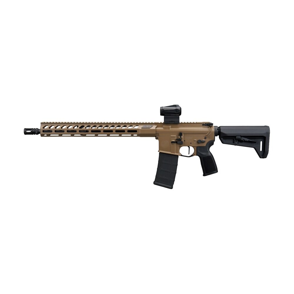 sig sauer rm400556n16bforgefde m400 forge 5.56 nato 30+1 16" flat dark earth cerakote alloy receiver w/picatinny rail, m lok handguard, magpul sl k black polymer stock, black polymer grip, sig romeo m Sig Sauer RM400556N16BFORGEFDE M400 Forge 5.56 NATO 30+1 16" Flat Dark Earth Cerakote Alloy Sports South item 196995