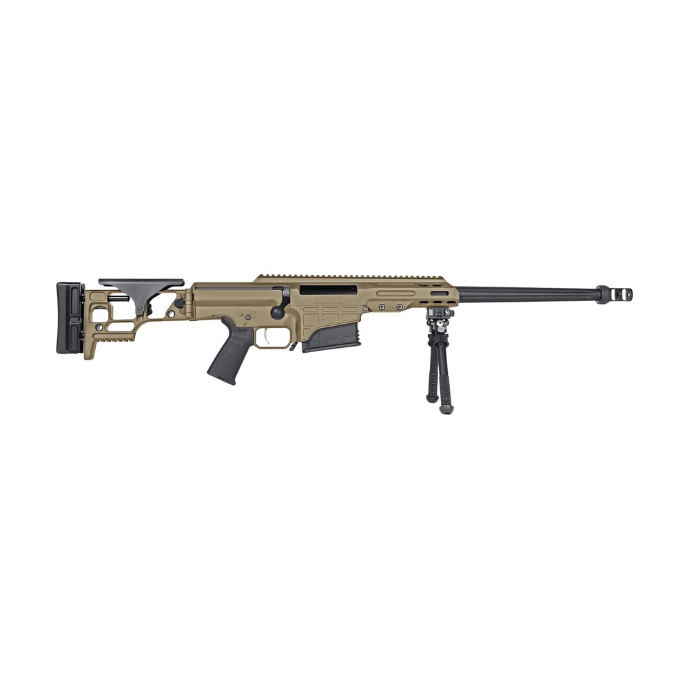 barrett 20171 mrad covert 6.5 creedmoor 10+1 17" black match grade fluted barrel, flat dark earth cerakote aluminum receiver w/picatinny rail, m lok handguard, side folding w/adj comb black polymer st Barrett 20171 MRAD Covert 6.5 Creedmoor 10+1 17" Black Match Grade Fluted Sports South item 197219