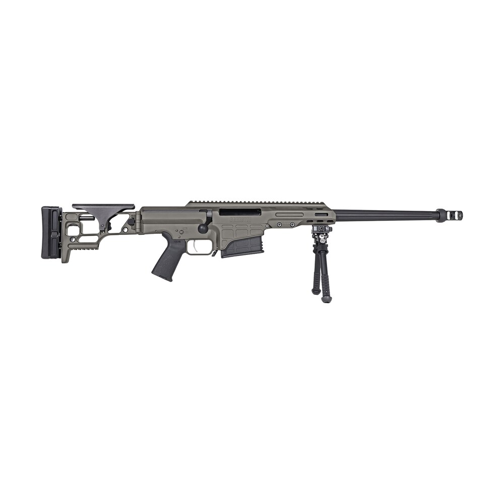 barrett 20168 mrad covert 308 win 10+1 17" black match grade fluted barrel, tungsten gray cerakote aluminum receiver w/picatinny rail, side folding w/adj comb black polymer stock, black polymer grip, Barrett 20168 MRAD Covert 308 Win 10+1 17" Black Match Grade Fluted Sports South item 197220