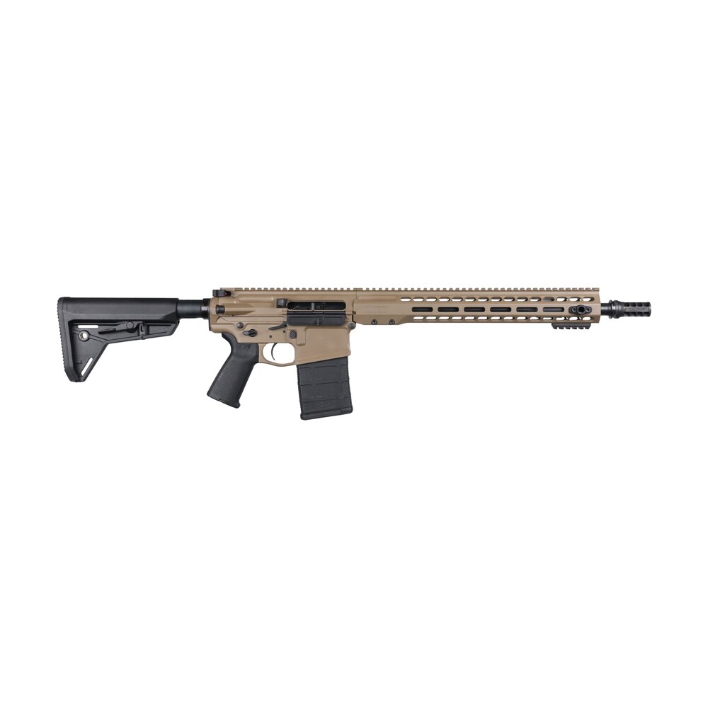 barrett 19452 rec10 dmr 308 win 20+1 16" black match grade threaded barrel, flat dark earth cerakote aluminum receiver w/picatinny rail, m lok handguard, magpul moe black polymer stock & grip, ambidex Barrett 19452 REC10 DMR 308 Win 20+1 16" Black Match Grade Threaded Sports South item 197223