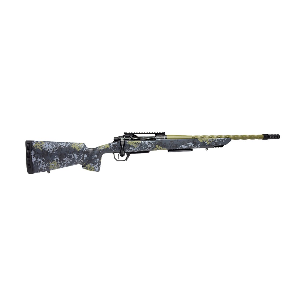 horizon firearms hrf ve2 7mbc 16r venatic 2 7mm bc 16" sage green spiral fluted threaded barrel, black dlc receiver w/picatinny rail, arca rail forend, artic moss iota eko x carbon fiber stock Horizon Firearms HRF-VE2-7MBC-16R Venatic 2 7mm BC 16" Sage Green Spiral Fluted Threaded Sports South item 197429