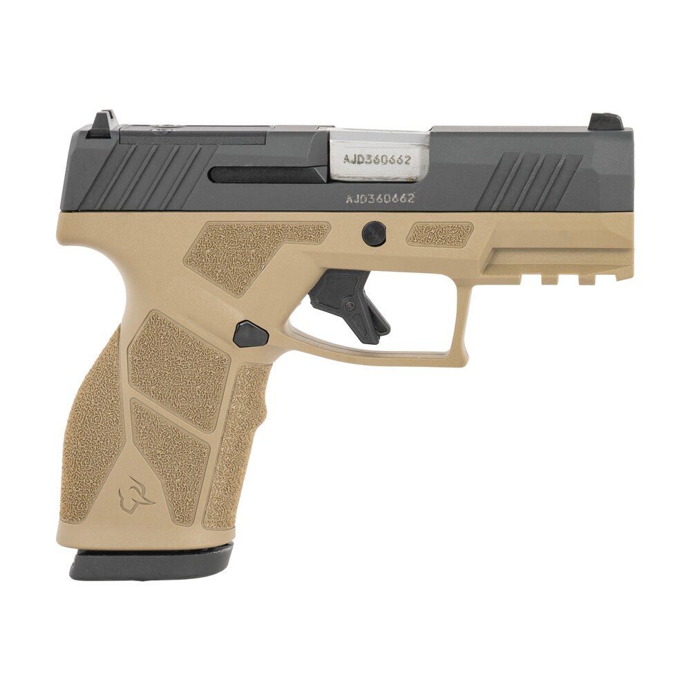 taurus 1 gx2p931f gx2 t.o.r.o. compact 9mm luger 13+1 3.38" stainless steel barrel, matte black stainless steel optic ready/serrated slide, flat dark earth stainless steel frame w/picatinny rail, text Taurus 1-GX2P931F GX2 T.O.R.O. Compact 9mm Luger 13+1 3.38" Stainless Steel Sports South item 197451