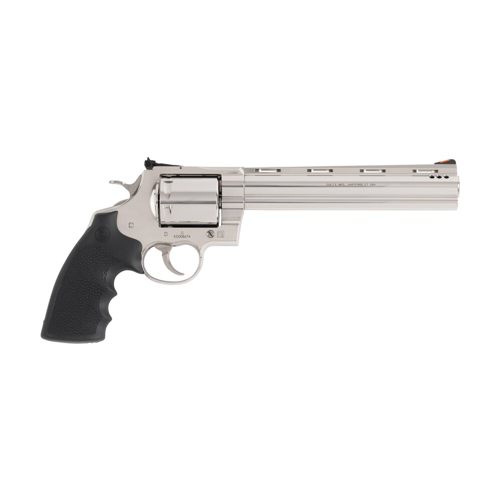 colt mfg kodiaksp8rts kodiak 44 mag 6 shot 8" stainless ported vent rib barrel, stainless unfluted cylinder & stainless steel frame, black rubber grip, exposed hammer Colt Mfg KODIAKSP8RTS Kodiak 44 Mag 6 Shot 8" Stainless Ported Vent Rib Sports South item 197664