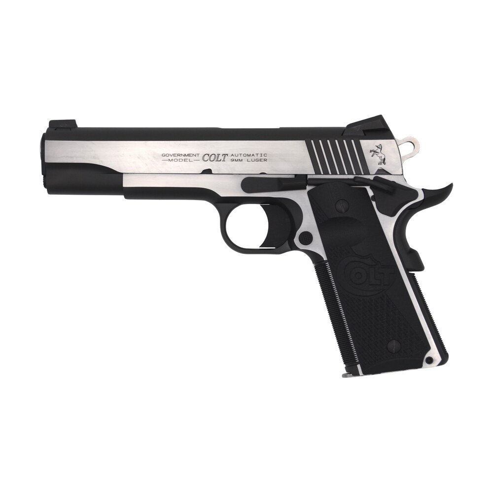 colt mfg o1072ceor combat elite government full size 9mm luger 9+1 5" stainless national match barrel two tone elite stainless steel optic ready/serrated slide & frame w/beavertail, ambidextrous Colt Mfg O1072CEOR Combat Elite Government Full Size 9mm Luger 9+1 5" Stainless National Match Sports South item 197671