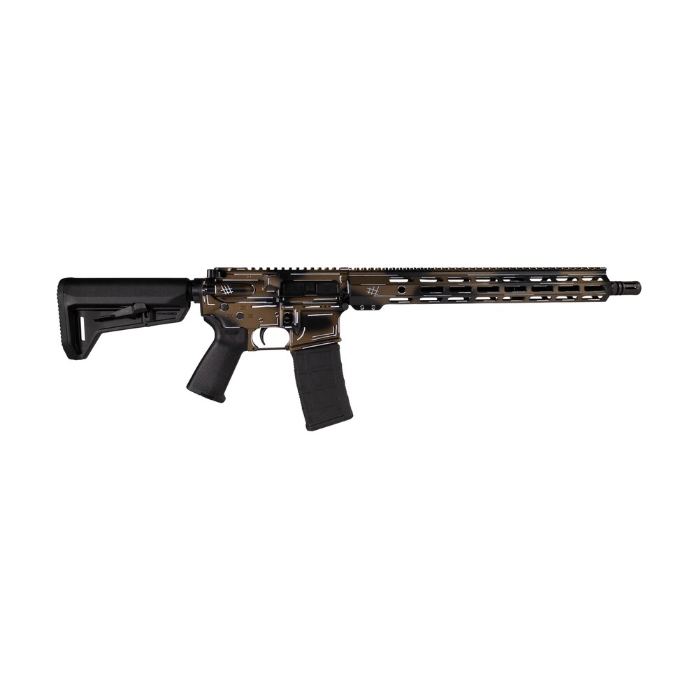 shark coast tactical scc101952afdecc anime 15 5.56 nato 10+1 16" black nitride barrel, flat dark earth cerakote aluminum receiver w/picatinny rail, m lok handguard, black polymer stock & black polyme Shark Coast Tactical SCC101952AFDECC Anime-15 5.56 NATO 10+1 16" Black Nitride Sports South item 198626