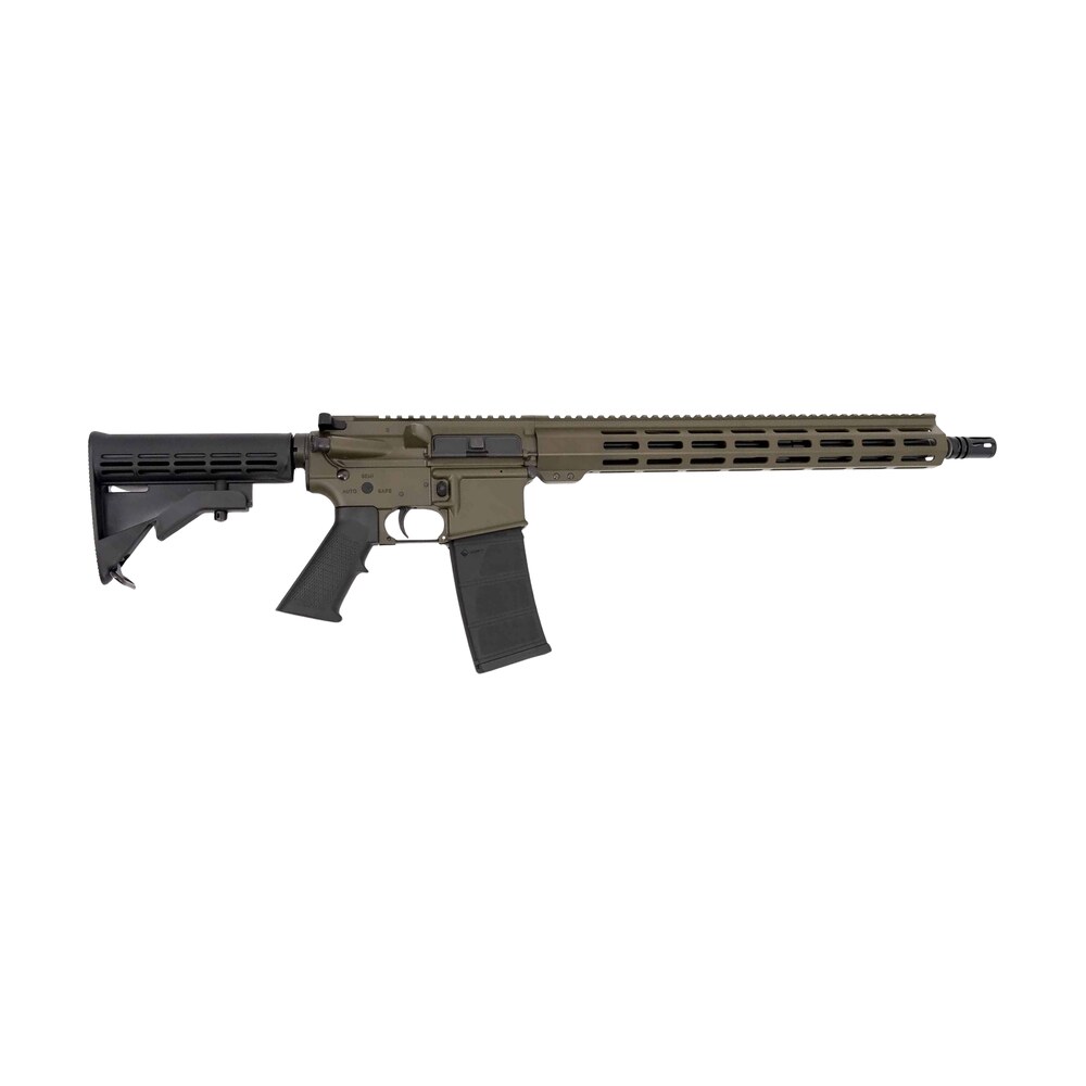 andro corp industries 55616bbodg aci 15 bravo 5.56 nato 30+1 16" black nitride threaded barrel, od green aluminum receiver w/picatinny rail, m lok handguard, m4 black polymer stock, black a2 grip Andro Corp Industries 55616BBODG ACI-15 Bravo 5.56 NATO 30+1 16" Black Nitride Threaded Sports South item 199056