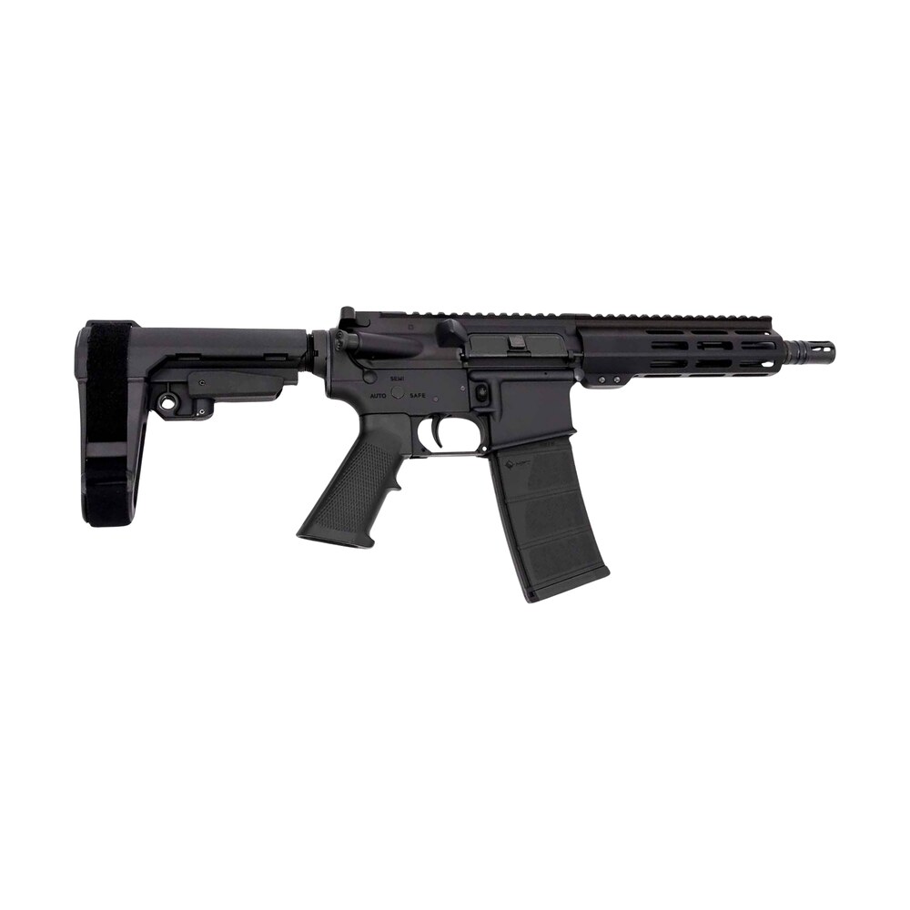 andro corp industries 3008cb aci 15 cqb 300 blackout 30+1 8" black nitride threaded barrel, black anodized aluminum receiver w/picatinny rail, m lok handguard, black polymer sba3 pistol brace, a2 grip Andro Corp Industries 3008CB ACI-15 CQB 300 Blackout 30+1 8" Black Nitride Threaded Sports South item 199059