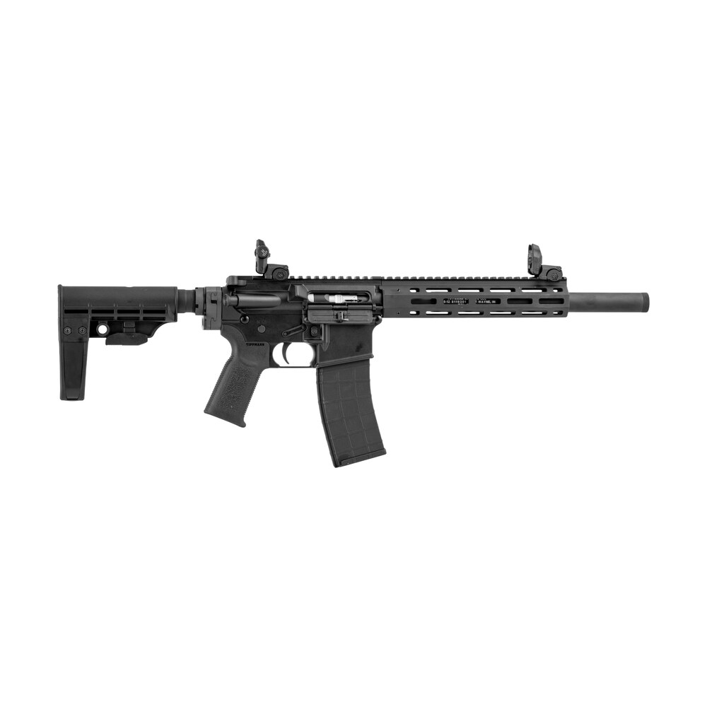 tippmann arms a101374 m4 22 elite bug out 22 lr 25+1 12" black parkerized integrally suppressed barrel, matte black aluminum receiver w/picatinny rail, m lok handguard, black adjustable folding stock, Tippmann Arms A101374 M4-22 Elite Bug Out 22 LR 25+1 12" Black Parkerized Integrally Suppressed Sports South item 199083