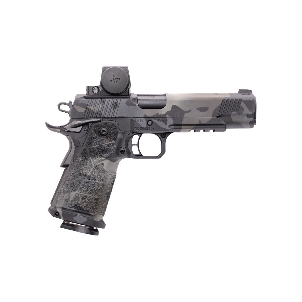 cnc firearms cncstealthwar kimber 1911 ds warrior stealth 9mm luger 5.50" multi cam black cerakote stainless steel serrated w/optic slide, multi cam black cerakote frame w/ accessory rail, carbon fibe Cnc Firearms CNCSTEALTHWAR Kimber 1911 DS Warrior Stealth 9mm Luger 5.50" Multi-Cam Black Sports South item 199182