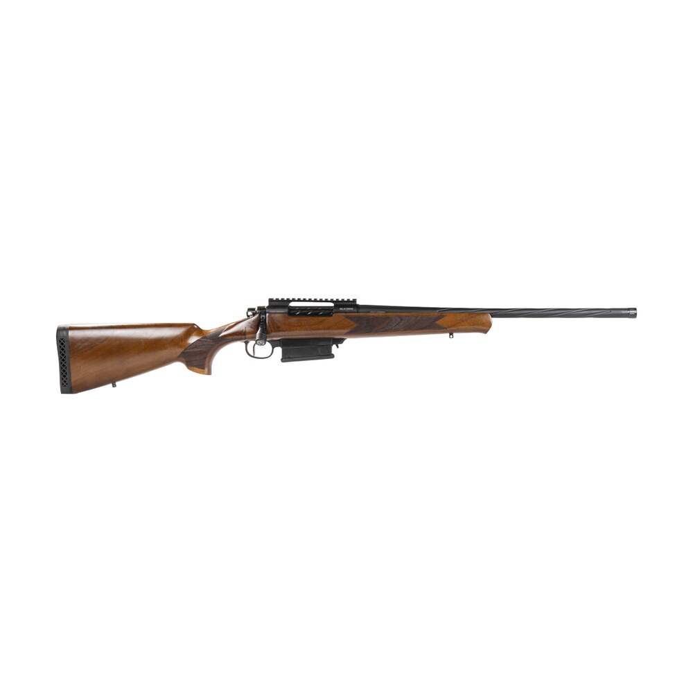 balikli 336210 blk 30 06 springfield 5+1 20" black spiral fluted threaded barrel, black steel receiver w/picatinny rail, turkish walnut fixed stock Balikli 336210 BLK 30-06 Springfield 5+1 20" Black Spiral Fluted Threaded Sports South item 199542