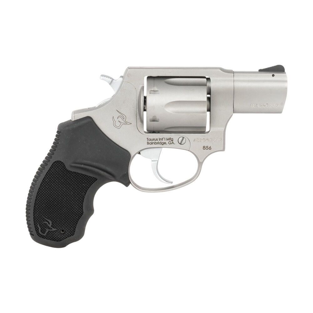 taurus 2 85629 ck2 856 small 38 special +p 6 shot 2" matte stainless steel barrel, cylinder & frame, transfer bar safety, exposed hammer Taurus 2-85629-CK2 856 Small 38 Special +P 6 Shot 2" Matte Stainless Steel Sports South item 199772
