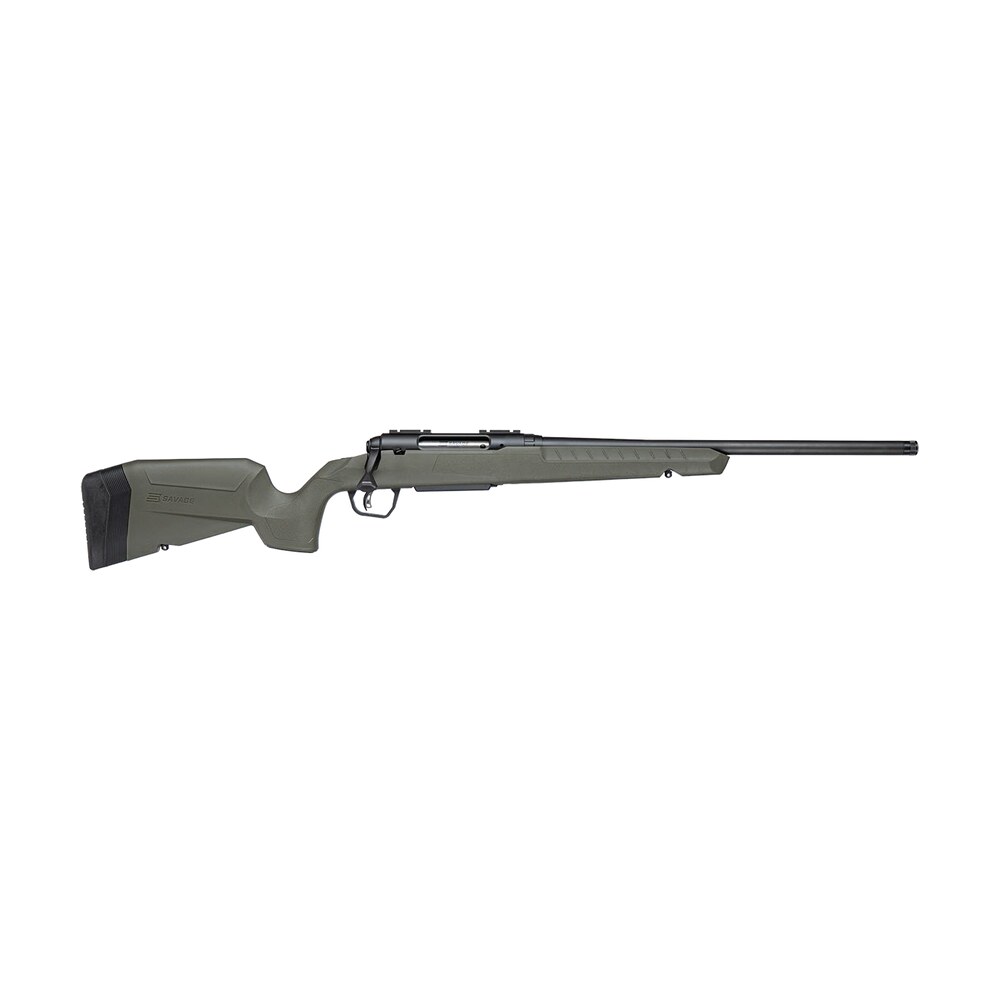 savage arms 33117 axis 2 308 win 4+1 20" matte black carbon steel threaded barrel, drilled & tapped receiver, od green fixed w/pistol grip synthetic stock, right hand Savage Arms 33117 Axis 2 308 Win 4+1 20" Matte Black Carbon Steel Threaded Sports South item 199861