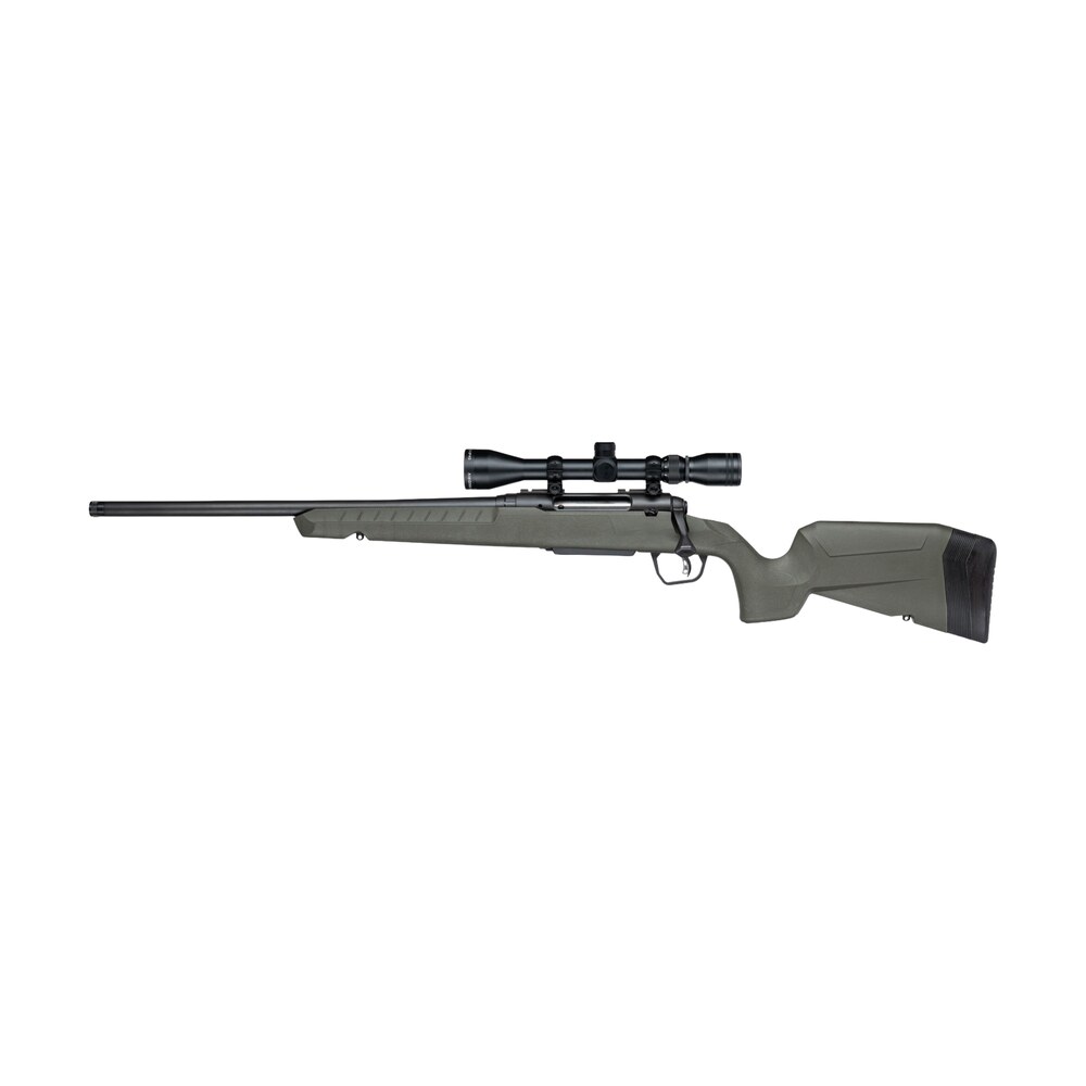 savage arms 33190 axis 2 xp 350 legend 4+1 18" matte black carbon steel threaded barrel & drilled & tapped receiver, od green synthetic fixed w/pistol grip stock, 3 9x40mm duplex scope, left hand Savage Arms 33190 Axis 2 XP 350 Legend 4+1 18" Matte Black Carbon Steel Threaded Barrel & Sports South item 199934