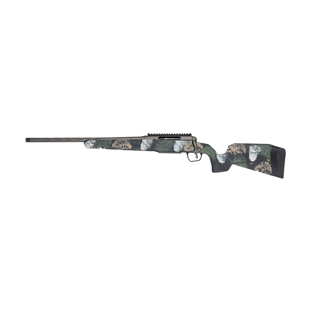 savage arms 33283 axis 2 pro 22 creedmoor 4+1 20" gun metal bronze cerakote spiral fluted threaded barrel & receiver w/picatinny rail, forest sp camo fixed w/pistol grip synthetic stock, left hand Savage Arms 33283 Axis 2 Pro 22 Creedmoor 4+1 20" Gun Metal Bronze Cerakote Spiral Fluted Sports South item 200027