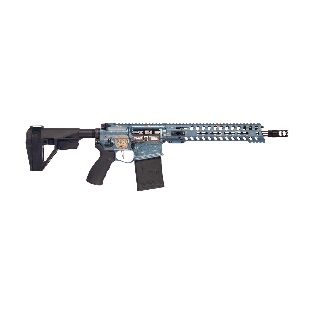 patriot ordnance factory 02552 rogue 250th anniversary limited edition 308 win 20+1 12.50" match grade barrel, america 250 cerakote aluminum receiver w/picatinny rail, m lok handguard, black polymer s Patriot Ordnance Factory 02552 Rogue 250th Anniversary Limited Edition 308 Win 20+1 12.50" Sports South item 200582