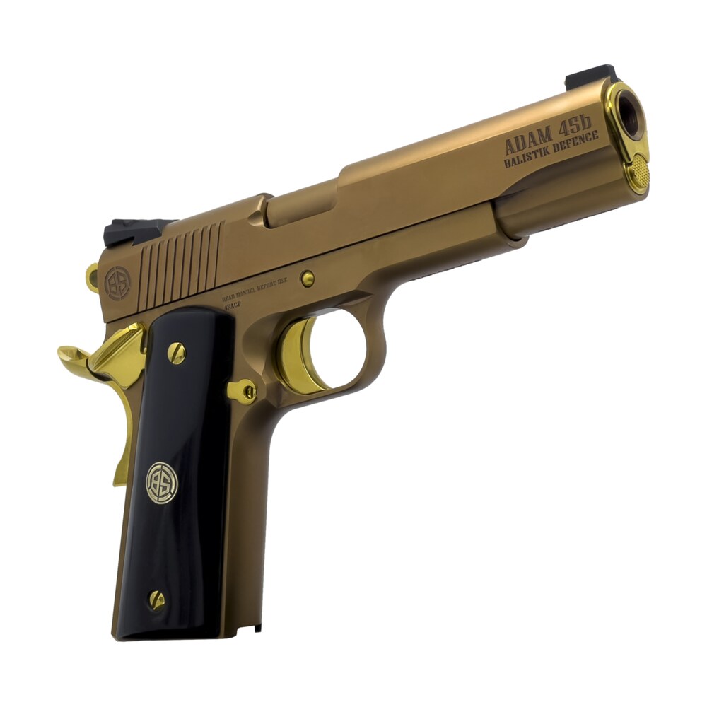dickinson llc dksn45cb adam 1911 cigar full size 45 acp 8+1 5" steel b serrations slide, steel frame w/beavertail Dickinson LLC DKSN45CB Adam 1911 Cigar Full Size 45 ACP 8+1 5" Steel B Serrations Slide, Steel Sports South item 200592