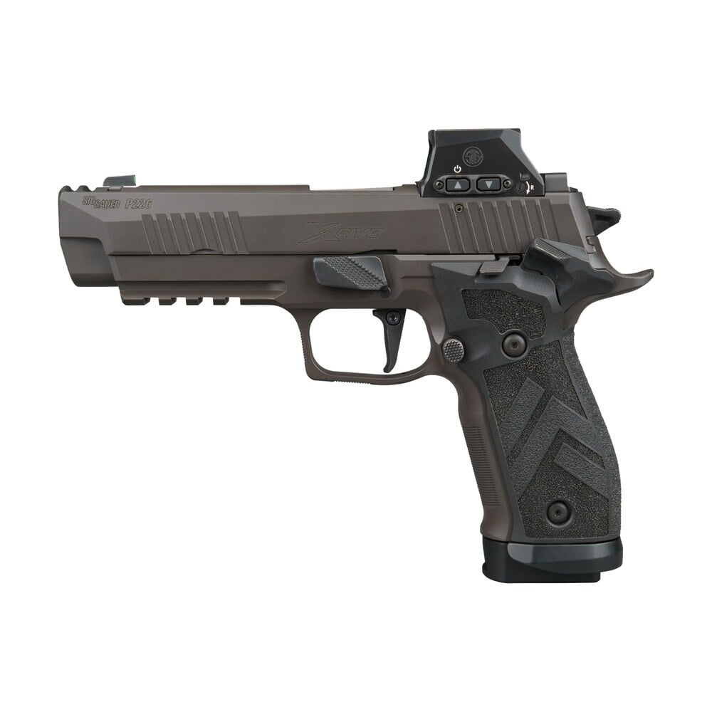 sig sauer 226x59legionsaorxsl p226 x5 legion w/optic full size 9mm luger 20+1 4.40" legion gray cerakote stainless steel integrated compensator/serrated w/optic slide & alloy frame w/picatinny rail, l Sig Sauer 226X59LEGIONSAORXSL P226 X5 Legion Sports South item 200680