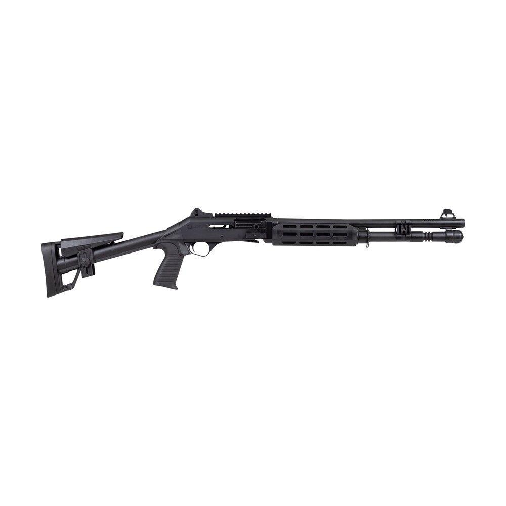 panzer arms pam4csbmfss m4 speed pro 12 gauge semi auto 3" 5+1 18.50" disruptive gray ported barrel, aluminum receiver w/picatinny rail, m lok handguards, black skeleton w/pistol grip, ambidextrous Panzer Arms PAM4CSBMFSS M4 Speed Pro 12 Gauge Semi-Auto 3" 5+1 18.50" Disruptive Gray Ported Sports South item 200774