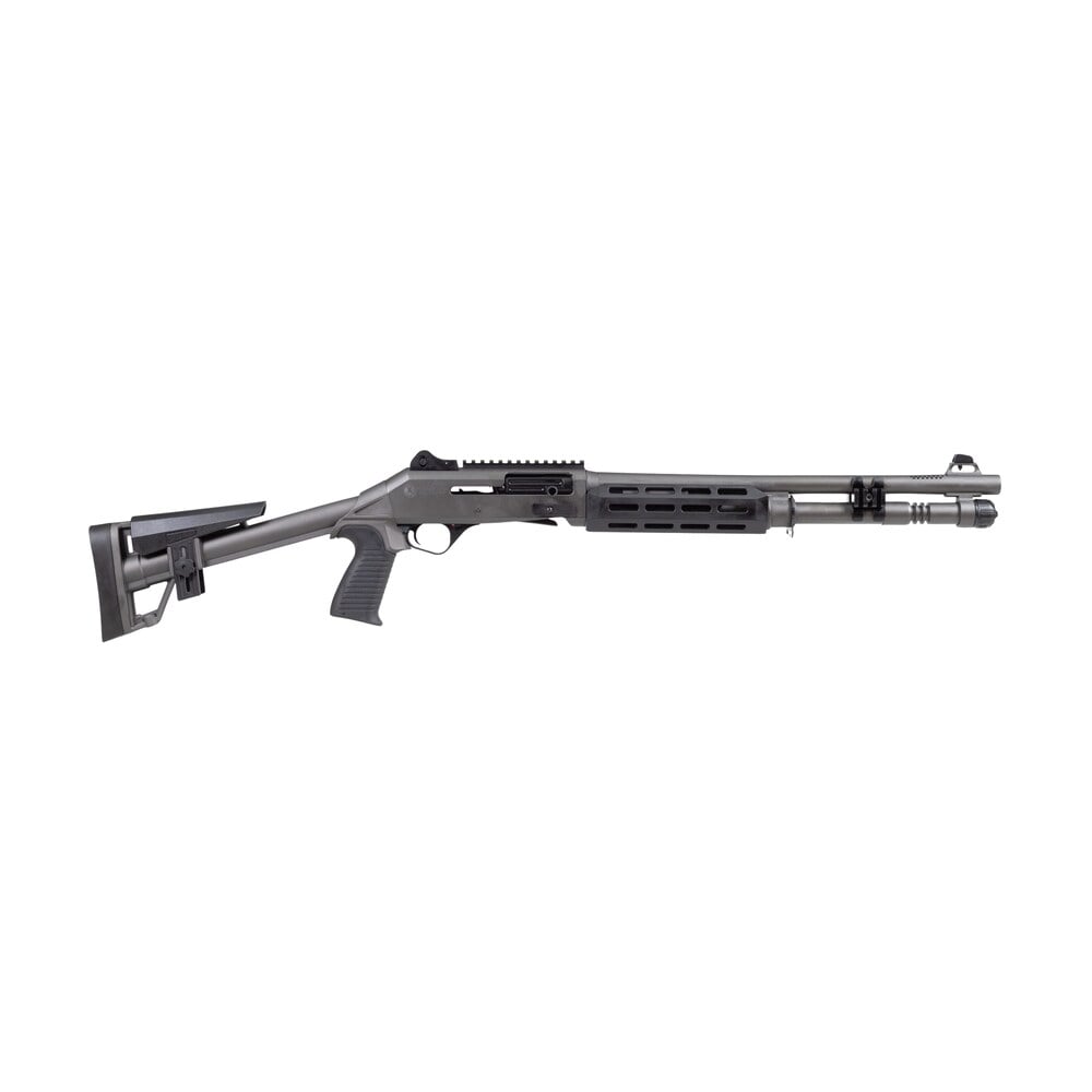 panzer arms pam4csdgmfss m4 speed pro 12 gauge semi auto 3" 5+1 18.50" black ported barrel, black aluminum receiver w/picatinny rail, m lok handguards, black skeleton w/pistol grip, ambidextrous Panzer Arms PAM4CSDGMFSS M4 Speed Pro 12 Gauge Semi-Auto 3" 5+1 18.50" Black Ported Sports South item 200775