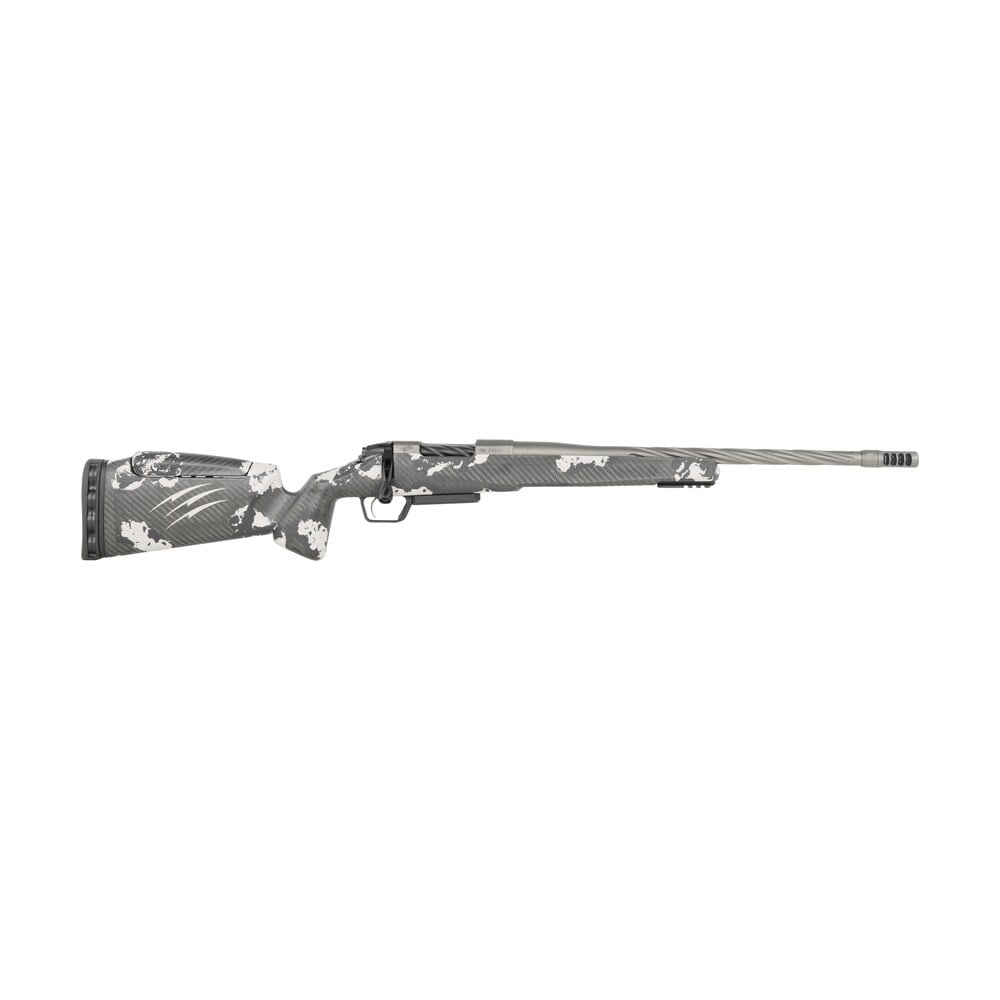 fierce firearms rivssx25cm22gp twisted rival xp 2.0 25 creedmoor 3+1 22" glacier cerakote spiral fluted threaded barrel, stainless steel drilled & tapped receiver, arca rail forend, phantom camo push Fierce Firearms RIVSSX25CM22GP Twisted Rival XP 2.0 25 Creedmoor 3+1 22" Glacier Cerakote Sports South item 200838