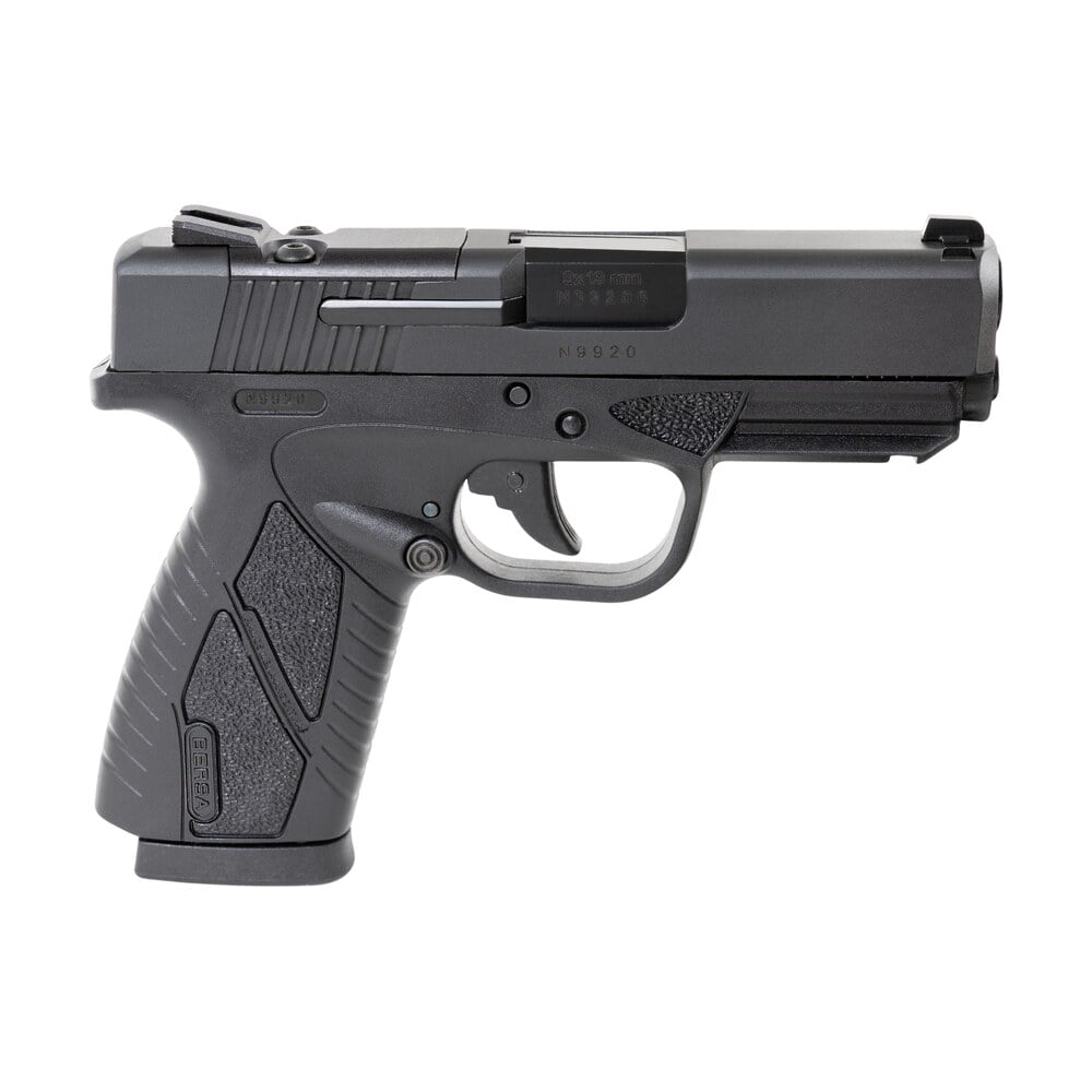 bersa bp9mccor bpcc sub compact 9mm luger 8+1 3.30" black barrel, matte black steel optic ready/serrated slide, black polymer frame w/accessory rail, rmsc footprint Bersa BP9MCCOR BPCC Sub-Compact 9mm Luger 8+1 3.30" Black Sports South item 200861