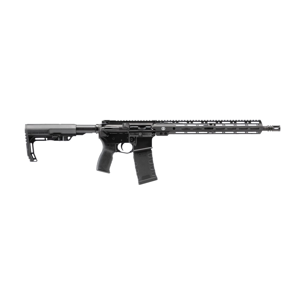 bersa bar15300bormft bar15 300 blackout 30+1 16" black threaded barrel, black hardcoat anodize aluminum receiver w/picatinny rail, m lok handguard, mft minimalist black polymer stock, black polymer gr Bersa BAR15300BORMFT BAR15 300 Blackout 30+1 16" Black Threaded Sports South item 200866