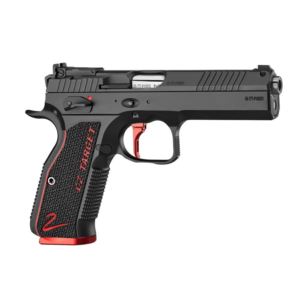 cz usa 91246 shadow 2 target 9mm luger 17+1 5" stainless barrel, black nitride steel optic ready/serrated slide, black steel frame w/beavertail, g10 grip CZ-USA 91246 Shadow 2 Target 9mm Luger 17+1 5" Stainless Sports South item 201144