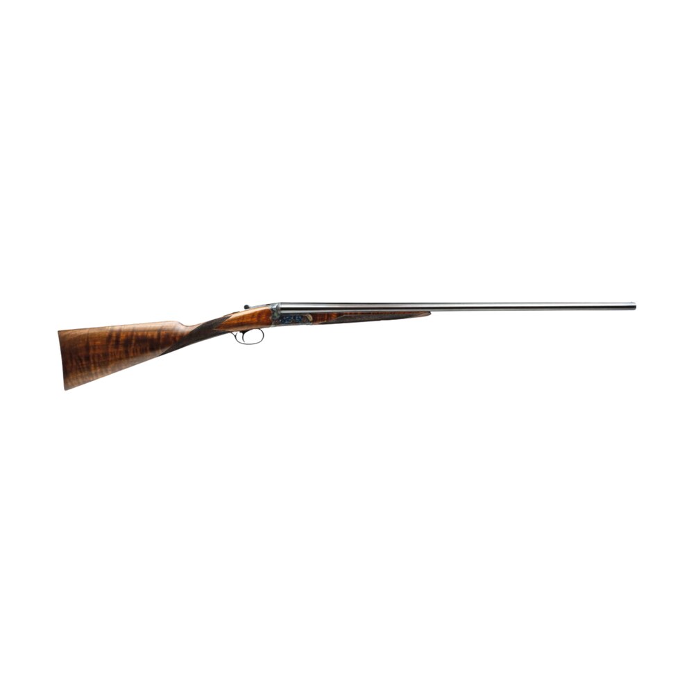 dickinson llc estate 410 gauge break open 2.75" 2rd 28" side by side barrel, true bone charcoal case hardening receiver, english style turkish walnut stock Dickinson LLC Estate 410 Gauge Break Open 2.75" 2rd 28" Side By Side Sports South item 201159