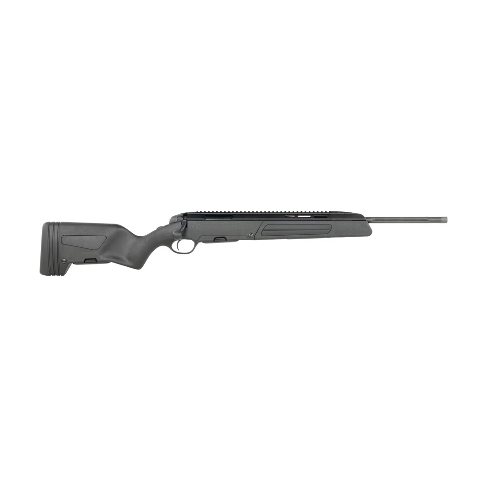 steyr arms 2614455100a scout mk ii 308 win 5+1 19" fluted threaded barrel, picatinny rail receiver, black fixed w/uit rail synthetic stock Steyr Arms 2614455100A Scout MK II 308 Win 5+1 19" Fluted Threaded Sports South item 201366