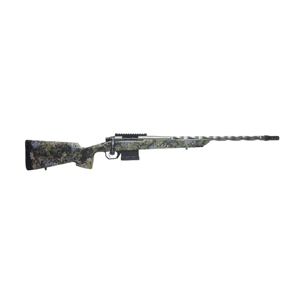 iota outdoors hrf vnx 25cm 22r 25 creedmoor 22" platinum fluted threaded barrel, platinum steel receiver w/picatinny rail, sagebrush iota eko x carbon fiber stock, right hand Iota Outdoors HRF-VNX-25CM-22R 25 Creedmoor 22" Platinum Fluted Threaded Sports South item 201483