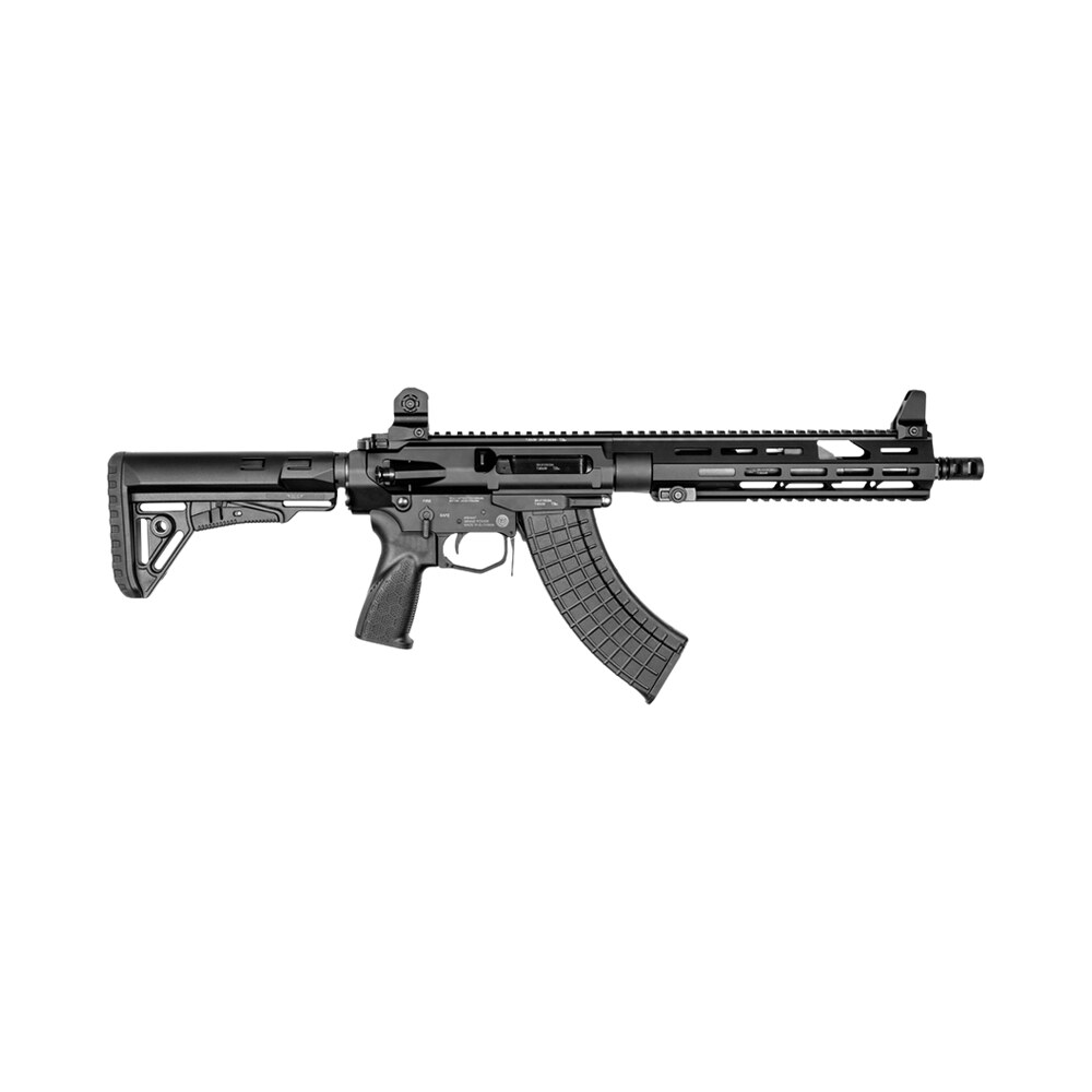 grand power 8588005948937 araq s 7.62x39mm 20+1 11" black, receiver w/picatinny rail, m lok handguard, black polymer collapsible stock, black polymer grip, right hand Grand Power 8588005948937 ARAQ-S 7.62x39mm 20+1 11" Black, Receiver Sports South item 201507