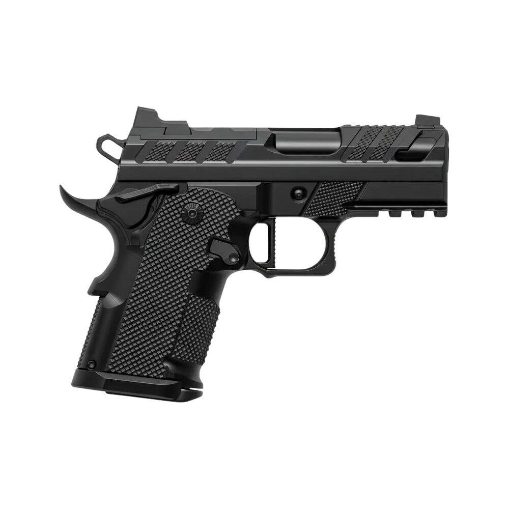 fusion firearms xp 3c 9 blk 10 xp 3c compact frame 9mm luger 10+1 3" black tennifer qpq steel barrel, serrated slide & frame w/beavertail & picatinny rail, black aluminum grip Fusion Firearms XP-3C-9-BLK-10 XP 3C Compact Frame 9mm Luger 10+1 3" Black Tennifer QPQ Steel Sports South item 201795