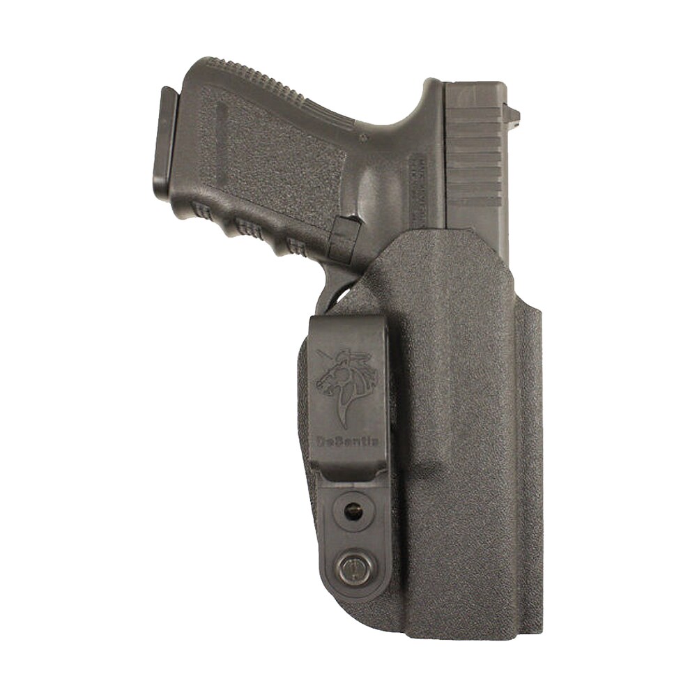 desantis gunhide 137kjy8z0 slim tuk iwb black kydex belt clip fits glock 42 ambidextrous DeSantis Gunhide 137KJY8Z0 Slim-Tuk IWB Black Kydex Belt Clip Sports South item 20555