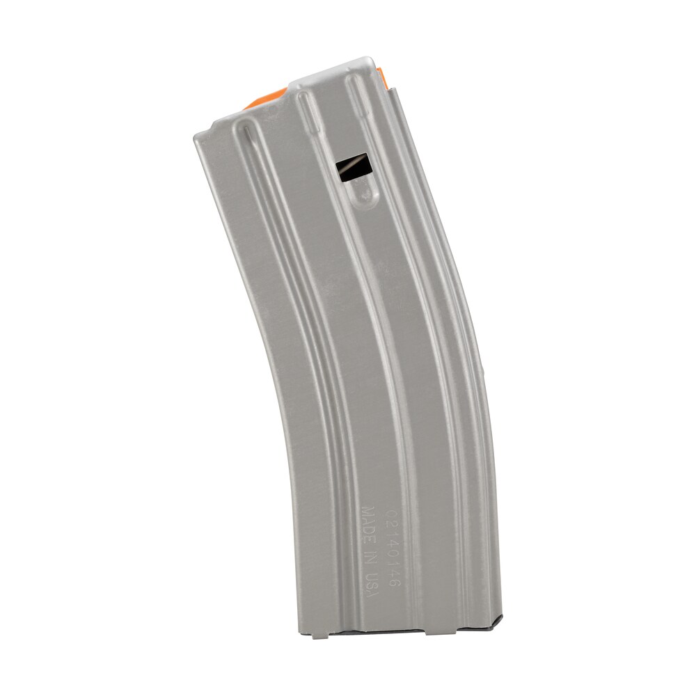 duramag 3023002178cpd speed 30rd 223 rem/300 blackout/5.56x45mm nato for ar 15 gray w/ orange follower detachable DuraMag 3023002178CPD Speed 30rd 223 Rem/300 Blackout/5.56x45mm NATO for AR-15 Gray Sports South item 20641