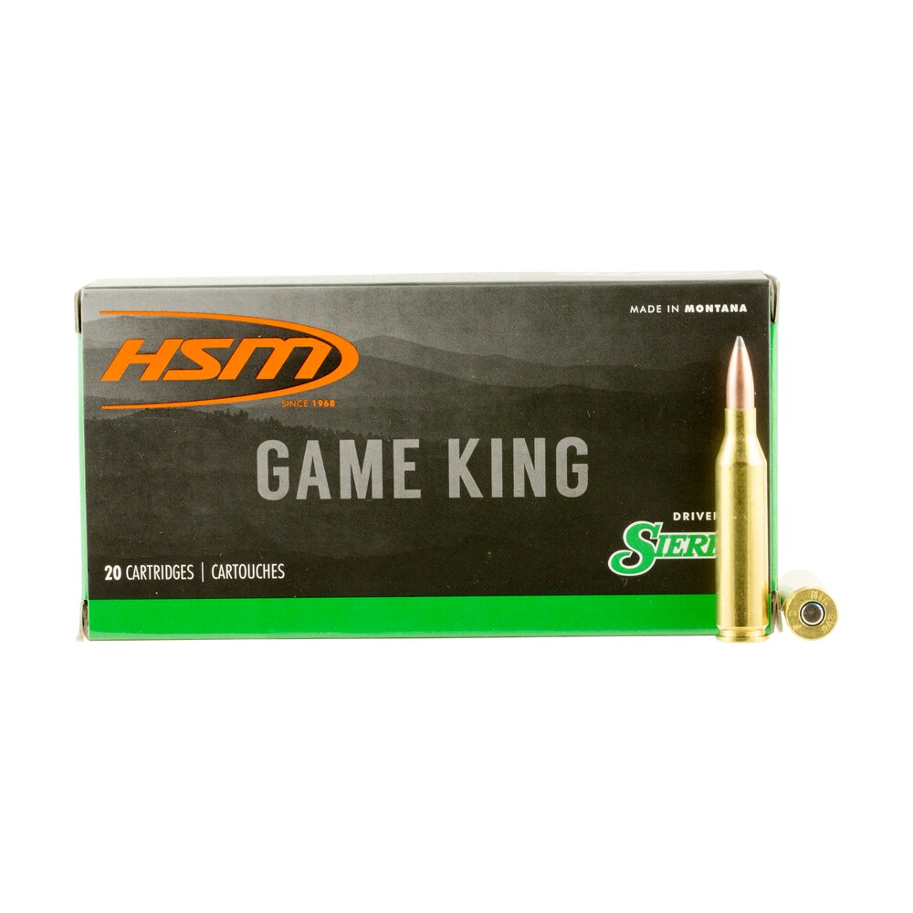 hsm 24317n game king 243 win 100 gr sierra gameking spitzer boat tail 20 per box/ 25 case HSM 24317N Game King 243 Win 100 gr Sierra GameKing Spitzer Boat Tail 20 Per Box/ 25 Case Sports South item 20801
