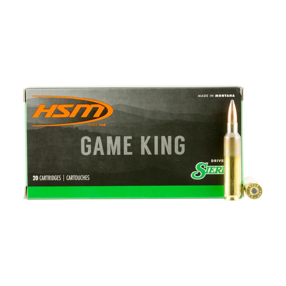 hsm 65x2843n game king 6.5×284 norma 140 gr sierra gameking spitzer boat tail 20 per box/ 20 case HSM 65X2843N Game King 6.5x284 Norma 140 gr Sierra GameKing Spitzer Boat Tail 20 Per Box/ 20 Sports South item 20812
